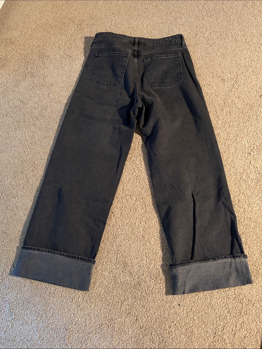 Old Navy Black Wide-Leg Women’s Jeans - Picture 3 of 3